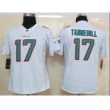 nike women nfl jerseys miami dolphins #17 tannehill white[new nike limited]
