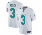 Youth Miami Dolphins #3 Josh Rosen White Vapor Untouchable Limited Player Football Jersey