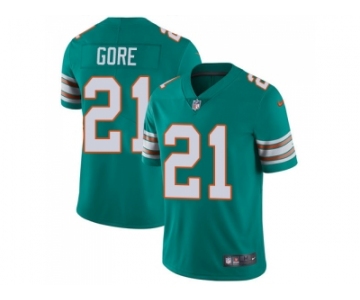 Youth Nike Miami Dolphins #21 Frank Gore Aqua Green Alternate Stitched NFL Vapor Untouchable Limited Jersey