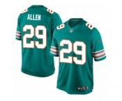Youth Nike Miami Dolphins #29 Nate Allen Limited Aqua Green Alternate NFL Jersey