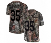 Youth Nike Miami Dolphins #35 Walt Aikens Limited Camo Rush Realtree NFL Jersey
