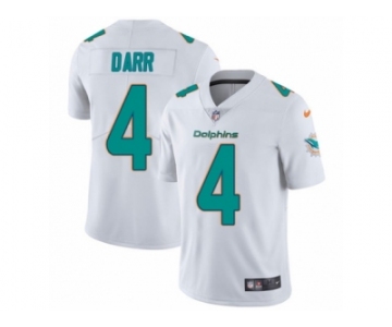 Youth Nike Miami Dolphins #4 Matt Darr Vapor Untouchable Limited White NFL Jersey