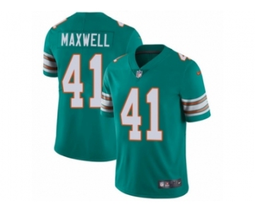 Youth Nike Miami Dolphins #41 Byron Maxwell Vapor Untouchable Limited Aqua Green Alternate NFL Jersey