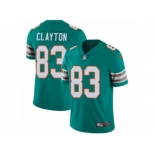Youth Nike Miami Dolphins #83 Mark Clayton Vapor Untouchable Limited Aqua Green Alternate NFL Jersey