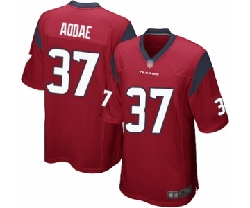 Men's Houston Texans #37 Jahleel Addae Game Red Alternate Football Jersey