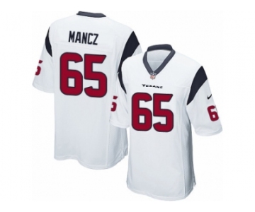 Men's Nike Houston Texans #65 Greg Mancz Game White NFL Jersey