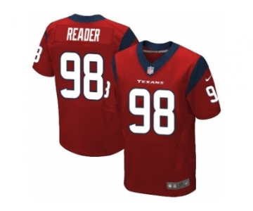 Men Nike Houston Texans #98 D.J. Reader Elite Red Alternate NFL Jersey