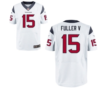 Men's Nike Houston Texans #15 Will Fuller Elite White NFL Jersey[Fuller V]