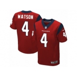 Men's Nike Houston Texans #4 Deshaun Watson Elite Red Alternate NFL Jersey