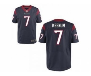 nike nfl jerseys houston texans #7 case keenum blue [Elite]