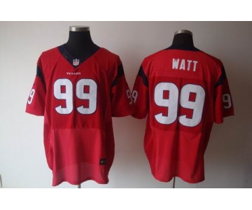 nike nfl jerseys houston texans #99 watt red[elite]