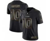Men Houston Texans #10 DeAndre Hopkins Black Golden Edition 2019 Vapor Untouchable Limited Jersey