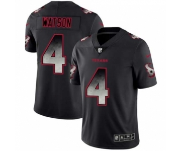 Men Houston Texans #4 Deshaun Watson Black Smoke Fashion Limited Jersey