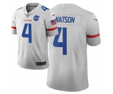 Men Houston Texans #4 Deshaun Watson White Vapor Limited City Edition Jersey