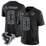 Men's Houston Texans #0 Azeez Al-Shaair Black F.U.S.E. 2026 Salute to Service Limited Football Stitched Jersey Men's Houston Texans #0 Azeez Al-Shaair Black F.U.S.E. 2026 Salute to Service Limited Football Stitched Jersey