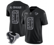 Men's Houston Texans #0 Azeez Al-Shaair Black F.U.S.E. 2026 Salute to Service Limited Football Stitched Jersey Men's Houston Texans #0 Azeez Al-Shaair Black F.U.S.E. 2026 Salute to Service Limited Football Stitched Jersey