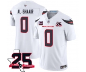 Men's Houston Texans #0 Azeez Al-Shaair White 2026 With 25th Anniversary Patch And 4-Star C Patch F.U.S.E. Vapor Limited Football Stitched Jersey Men's Houston Texans #0 Azeez Al-Shaair White 2026 With 25th Anniversary Patch And 4-Star C Patch F.U.S.E. Vapor Limited Football Stitched Jersey