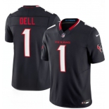 Men's Houston Texans #1 Tank Dell Navy 2nd Alternate 2026 F.U.S.E. Vapor Limited Football Stitched Jersey