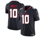 Men's Houston Texans #10 Davis Mills Navy 2025 F.U.S.E. Vapor Limited Football Stitched Jersey