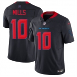 Men's Houston Texans #10 Davis Mills Navy 2nd Alternate 2025 F.U.S.E. Vapor Limited Football Stitched Jersey