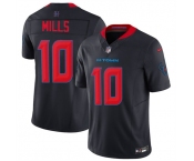 Men's Houston Texans #10 Davis Mills Navy 2nd Alternate 2025 F.U.S.E. Vapor Limited Football Stitched Jersey