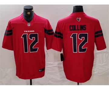 Men's Houston Texans #12 Nico Collins Red Vapor Untouchable Stitched Football Jersey