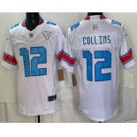 Men's Houston Texans #12 Nico Collins White 2026 FUSE Rivalries Collection Limited Stitched Jersey