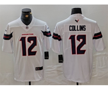 Men's Houston Texans #12 Nico Collins White Vapor Untouchable Stitched Football Jersey