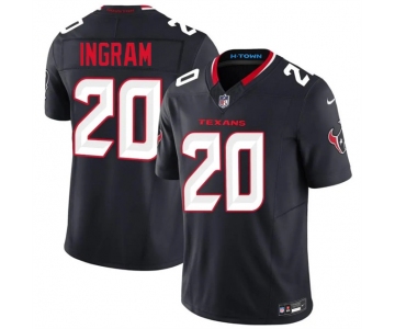 Men's Houston Texans #20 Ja'Marcus Ingram Navy 2026 F.U.S.E. Vapor Limited Stitched Football Jersey