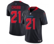 Men's Houston Texans #21 Nick Chubb Navy 2nd Alternate 2025 F.U.S.E. Vapor Limited Football Stitched Jersey