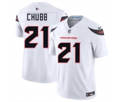 Men's Houston Texans #21 Nick Chubb White 2025 F.U.S.E. Vapor Limited Football Stitched Jersey