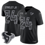 Men's Houston Texans #24 Derek Stingley Jr. Black F.U.S.E. 2026 Salute to Service Limited Football Stitched Jersey