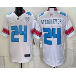 Men's Houston Texans #24 Derek Stingley Jr White 2026 FUSE Rivalries Collection Limited Stitched Jersey Men's Houston Texans #24 Derek Stingley Jr White 2026 FUSE Rivalries Collection Limited Stitched Jersey