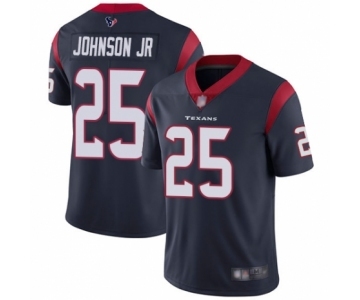 Men's Houston Texans #25 Duke Johnson Jr Navy Blue Team Color Vapor Untouchable Limited Player Football Jersey
