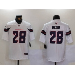 Men's Houston Texans #28 Joe Mixon White Vapor Untouchable Stitched Football Jersey