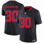 Men's Houston Texans #30 Brandon Codrington Navy 2nd Alternate 2026 F.U.S.E. Vapor Limited Stitched Football Jersey
