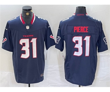 Men's Houston Texans #31 Dameon Pierce Navy F.U.S.E. Vapor Limited Football Stitched Jersey