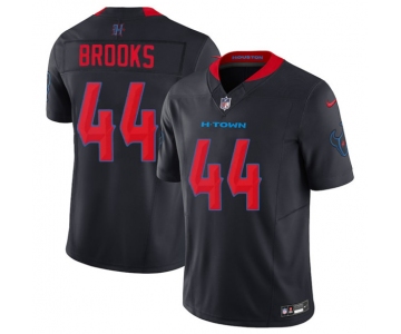 Men's Houston Texans #44 British Brooks Navy 2nd Alternate 2025 F.U.S.E. Vapor Limited Football Stitched Jersey