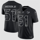Men's Houston Texans #51 Will Anderson Jr. Black F.U.S.E. 2026 Salute to Service Limited Football Stitched Jersey