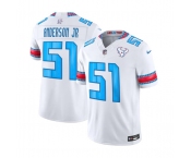 Men's Houston Texans #51 Will Anderson Jr. White 2026 F.U.S.E.Rivalries Collection Limited Football Stitched Jersey Men's Houston Texans #51 Will Anderson Jr. White 2026 F.U.S.E.Rivalries Collection Limited Football Stitched Jersey