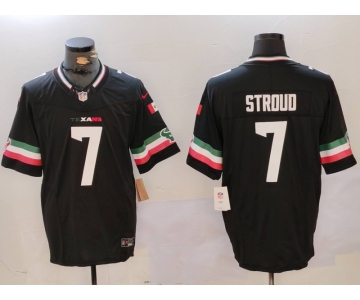 Men's Houston Texans #7 C.J. Stroud Black Mexico F.U.S.E. Vapor Limited Stitched Jersey
