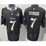 Men's Houston Texans #7 CJ Stroud Limited Black Screwstan FUSE Vapor Jersey
