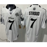 Men's Houston Texans #7 CJ Stroud Limited White Screwstan FUSE Vapor Jersey