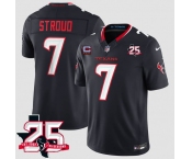 Men's Houston Texans #7 C.J. Stroud Navy 2nd Alternate 2026 With 25th Anniversary Patch And 4-Star C Patch F.U.S.E. Vapor Limited Football Stitched Jersey Men's Houston Texans #7 C.J. Stroud Navy 2nd Alternate 2026 With 25th Anniversary Patch And 4-Star C Patch F.U.S.E. Vapor Limited Football Stitched Jersey