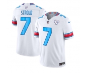 Men's Houston Texans #7 C.J. Stroud White 2026 F.U.S.E. Rivalries Collection Limited Football Stitched Jersey Men's Houston Texans #7 C.J. Stroud White 2026 F.U.S.E. Rivalries Collection Limited Football Stitched Jersey