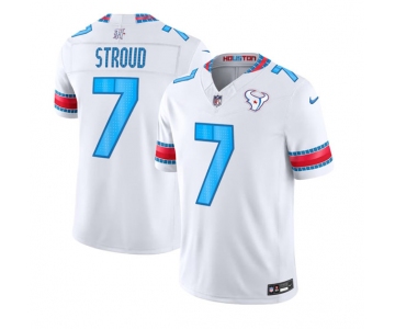 Men's Houston Texans #7 C.J. Stroud White 2026 F.U.S.E. Rivalries Collection Limited Football Stitched Jersey