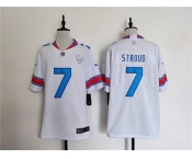 Men's Houston Texans #7 C.J. Stroud White 2026 Rivalries Collection Limited Football Stitched Jersey