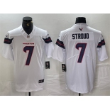Men's Houston Texans #7 C.J. Stroud White Vapor Untouchable Football Stitched Jersey