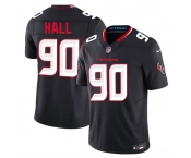Men's Houston Texans #90 Logan Hall Navy 2nd Alternate 2026 F.U.S.E. Vapor Limited Stitched Football Jersey