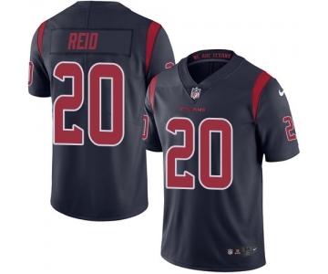 Men's Nike Houston Texans #20 Justin Reid Limited Navy Blue Rush Vapor Untouchable NFL Jersey